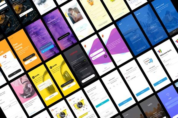 蚂蚁素材下午茶：移动端APP登录注册页创意设计套装文件[Fig,Sketch]