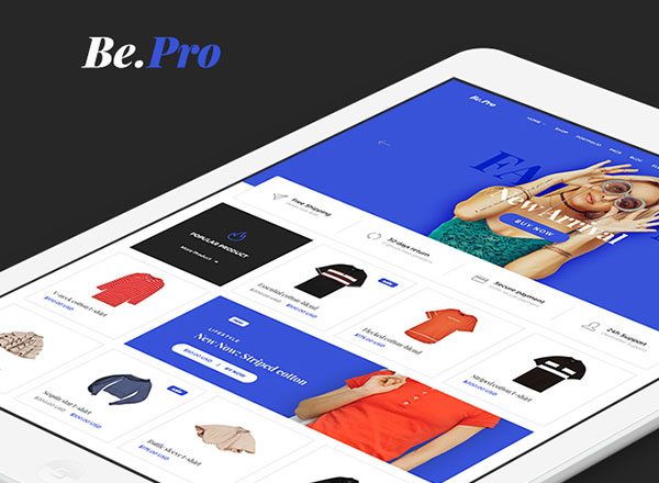 一个时尚精美的电子商务PSD分层设计模板素材 Fashion eCommerce Templates