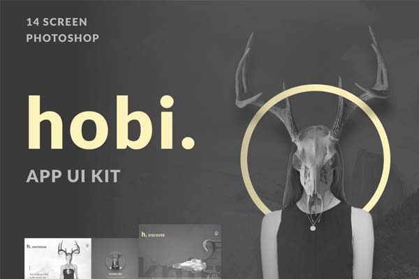 优雅时尚的电子商务UI设计套件模板素材