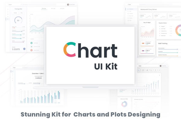 蚂蚁素材下午茶：一套完美的高品质后台或统计系统数据统计图表素材大合集[For Sketch]