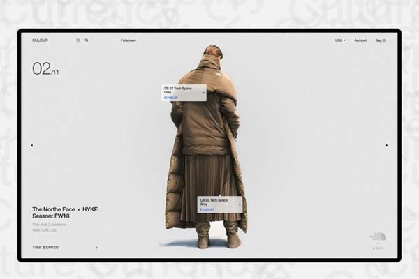 第一素材下午茶：一套高端时尚的服装电商网站模板文件 [For Sketch]