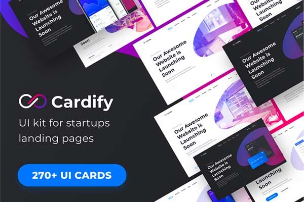 第一素材下午茶：专业的多功能企业产品与服务套餐官网网页 UI KIT 文件 [PSD,Sketch,XD,Fig 1.44GB]