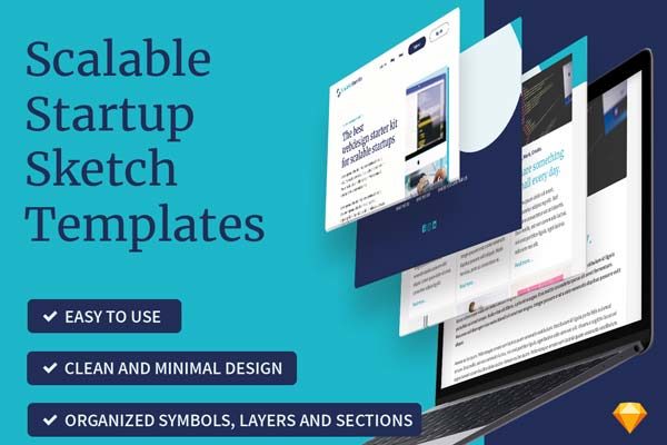 服务套餐创意网页模板文件 [Sketch]