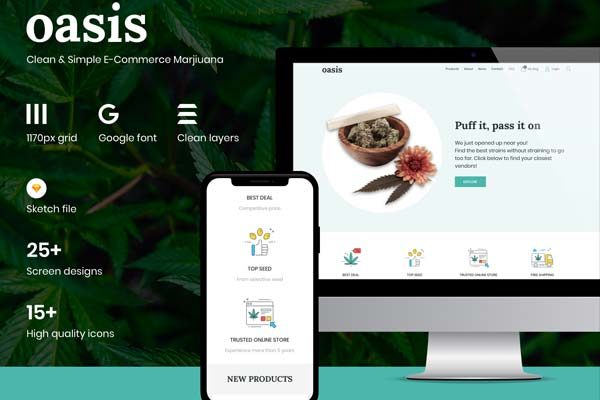 第一素材下午茶：电商网页+H5模板文件[Sketch]