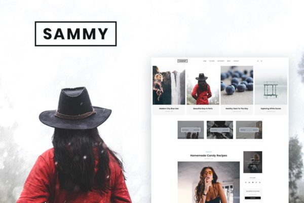 个人摄影图片博客设计PSD分层设计模板素材 Stoy – Blog PSD Template