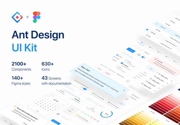 第一素材下午茶：Figma打造的网页设计系统组件套装[Fig]