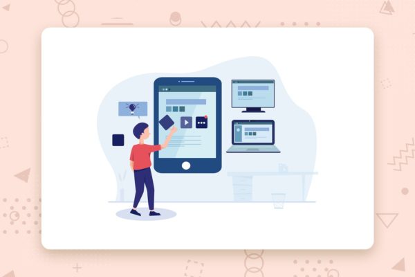 UX/UI设计主题扁平设计风格矢量概念插画精选 UX Ui Design flat vector illustration concept