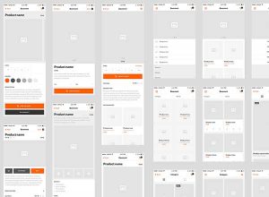 一套好用的电商线框图精选UI kit套装下载［PSD＋Sketch］