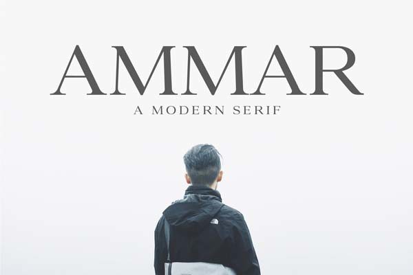 文艺范的衬线创意字体