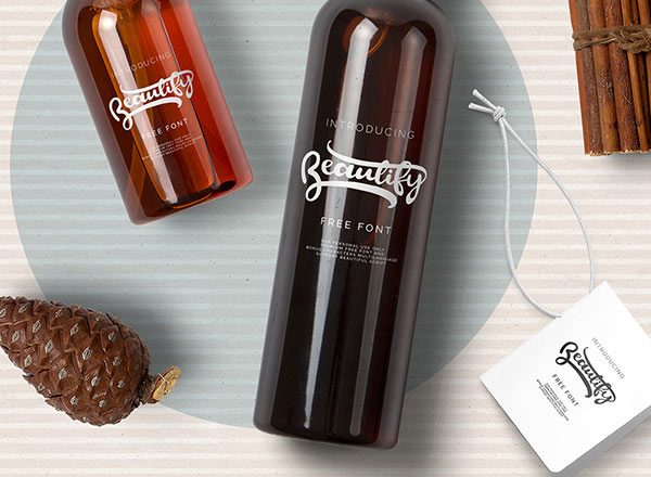 一款优美的手写体免费创意字体精选: Beautify Script