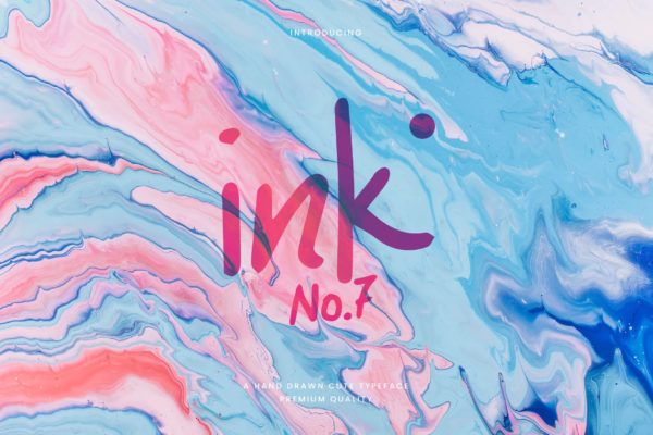 简约自然风格英文手写创意字体精选 Ink – Handwriting Font
