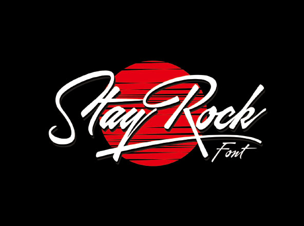 个性鲜明的英文手写创意字体精选 StayRock Script Font