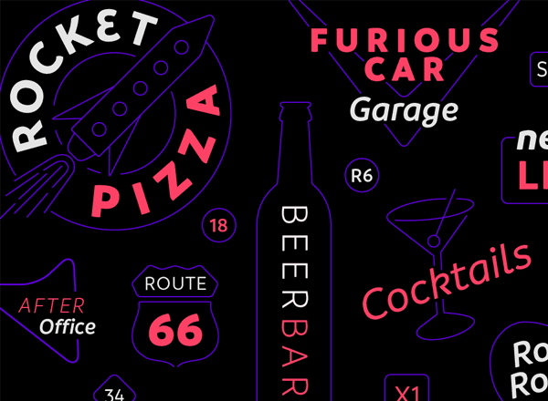 现代无衬线英文创意字体精选 Branding Family