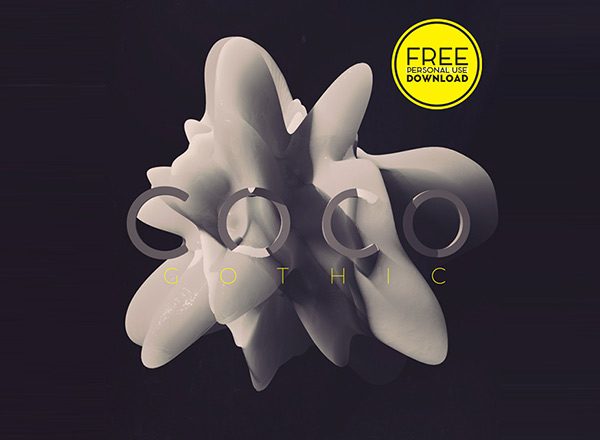 复古而现代的几何无衬线创意字体精选：Coco Gothic [36个TTF]