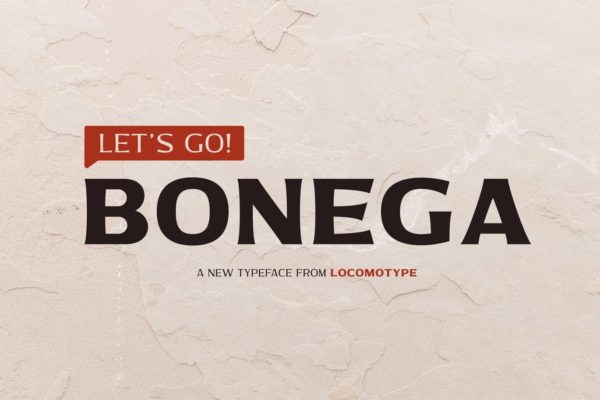 古代石刻设计风格英文经典无衬线创意字体精选 Bonega