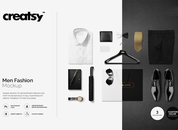 男士时尚场景样机素材 Men Fashion Mockup