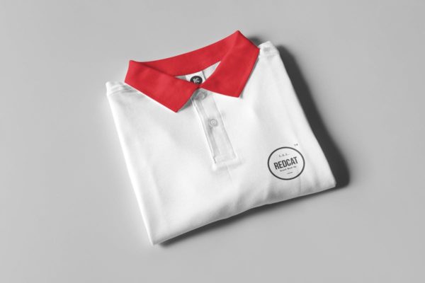 Polo衬衫样机设计模板素材 Polo Shirt Mock-up
