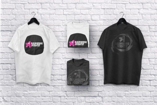 时尚品牌T恤系列服装样机设计素材 T Shirt Collection Mockup