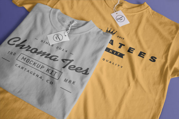 T恤印花图案设计效果图样机设计模板素材01 T-Shirts Mockup 01
