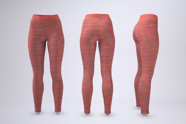 紧身裤服装外观设计样机设计模板素材 Leggings Mock-Up
