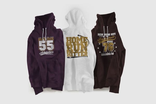 彩色连帽衫运动衫卫衣设计图样机设计模板素材 Color Hoodie Sweatshirt Mockup