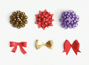 精美的圣诞礼花合集打包文件[PSD]