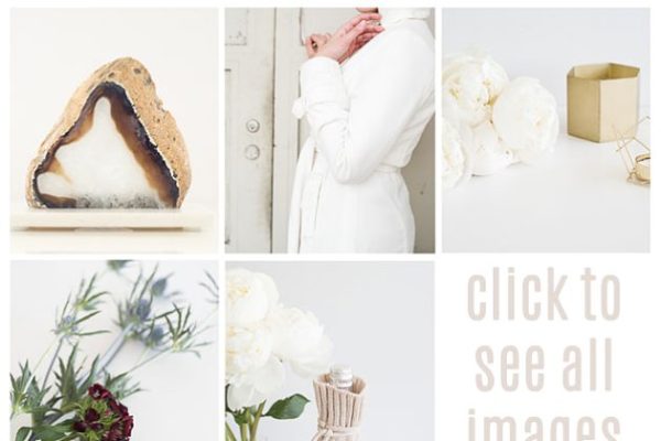 小资文艺范静物特写镜头场景样机设计模板 Floral Stock Photo Bundle