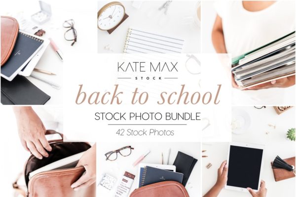 重返校园场景样机设计模板 Back To School Lifestyle Bundle
