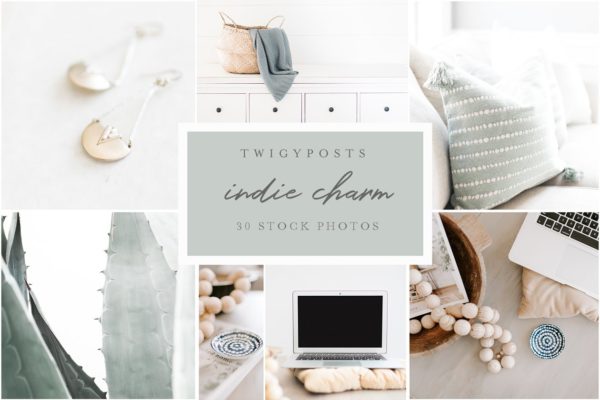 优雅居家环境场景样机设计模板背景 Indie Charm – 30 Styled Stock Photos