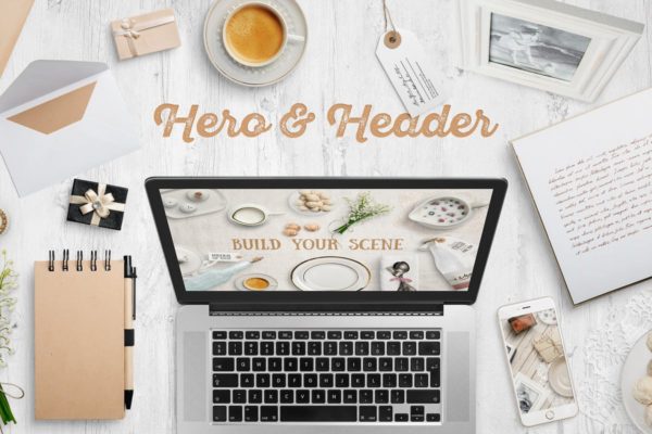 超级巨无霸Banner&Header场景设计套装 Countryside Mockup Creator