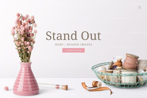 经典样机模板素材v3-优雅场景样机设计模板/巨无霸Banner模板 Simple Homes Mockup Vol. 3