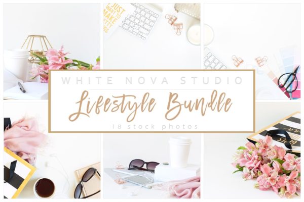 小资生活方式场景样机设计模板 Lifestyle Bundle