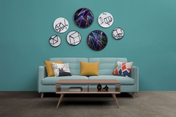 欧式室内设计效果图场景样机设计模板 Mockup Interior Scene Creator – MK2