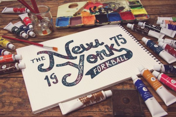 画室创作场景网格笔记本样机模板素材v1 Grid Paper Notebook