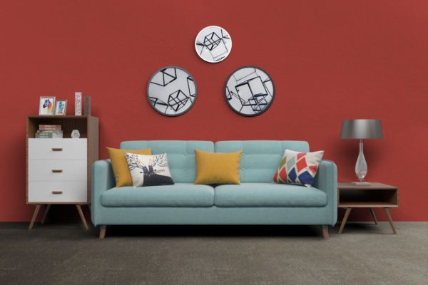 北欧简约风格装修设计场景样机设计模板 Mockup Interior Scene Creator – MK2