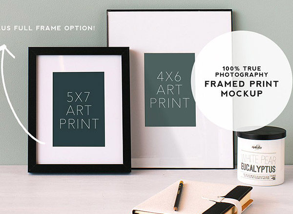 高端产品展示海报框架样机展示模型版mockups