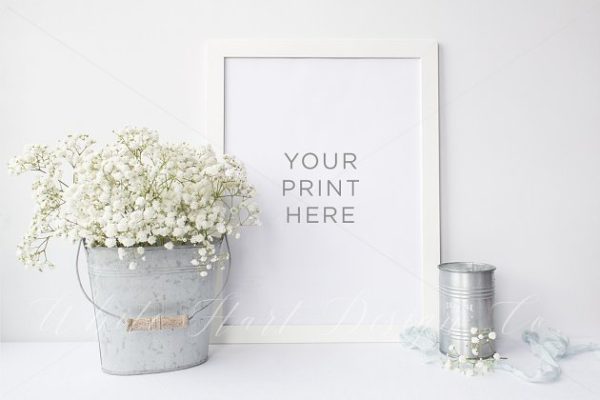 30×40厘米规格相框样机 30x40cm Frame mock up – Jpeg ONLY