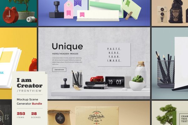 DIY模拟场景样机合集之 I am Creator / Frontview[6.3GB]