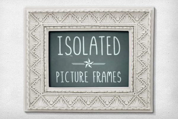 经典画框相框样机PSD模板 Isolated Picture Frames 2