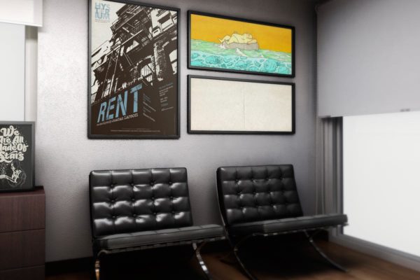 高级办公室场景画框样机设计模板素材 The Office MockUp