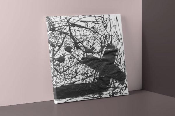 艺术创作展览画布样机v3 Canvas Mock-up 3