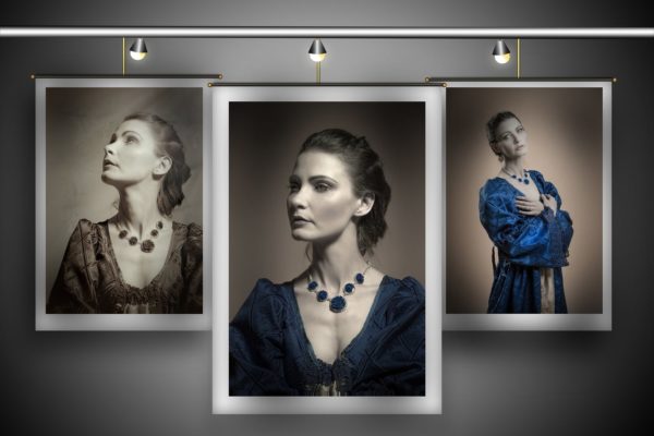 画廊预览照片/画作/海报设计样机 Exhibit