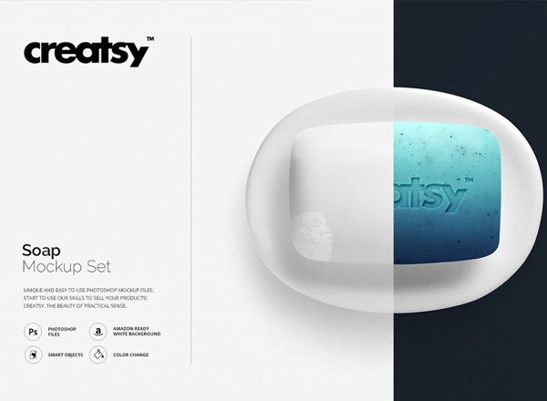 日用快消品肥皂样机素材模板 Soap Mockup Set