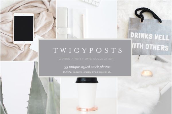 SOHO在家办公场景样机素材 Stock Photos | Works from Home