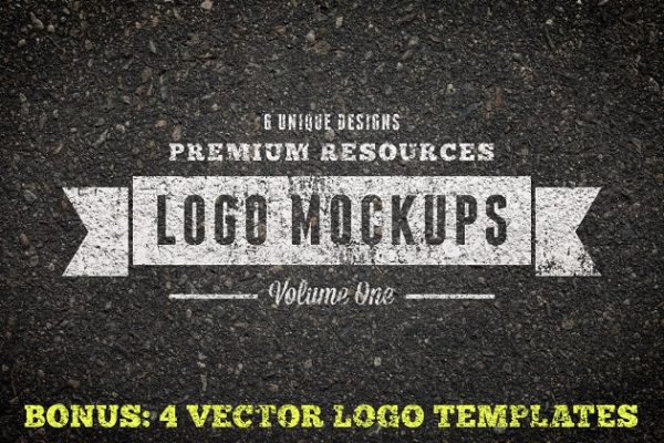 复古风格Logo样机素材模板v1 Vintage Logo Mockups Volume 1