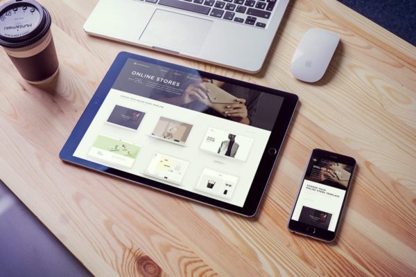 简约风办公桌场景iPad Pro平板电脑样机素材v2 IPad Pro Mockups V2