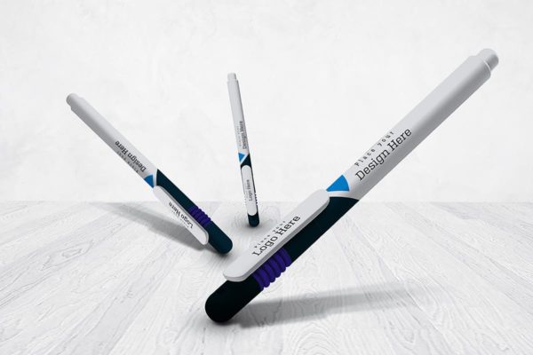 圆珠笔签字笔样机素材模板v9 Pen Mockup V.9
