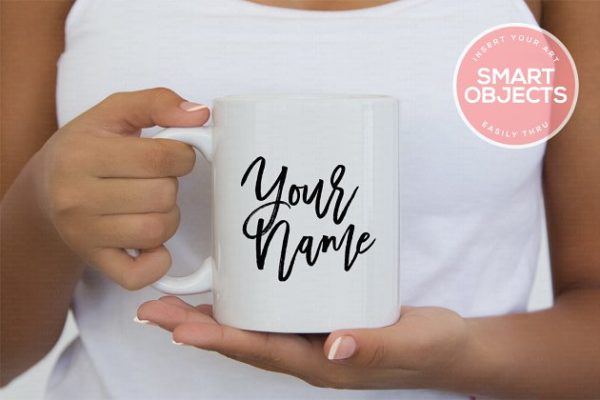 极简主义咖啡马克杯样机素材模板 #1 Coffee Mug Mockup #1