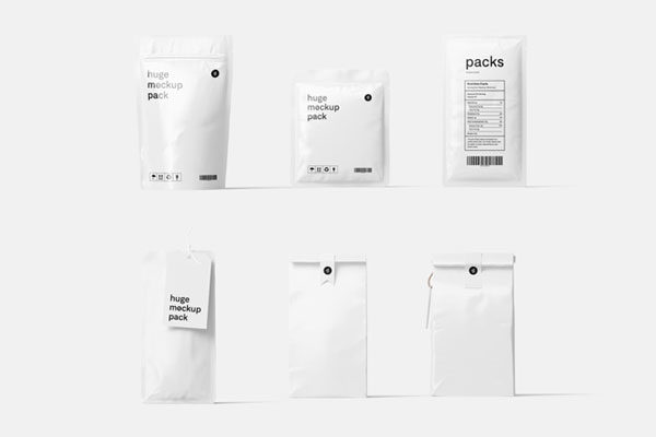 超高清食品包装样机素材大合集120 Packages Mockups