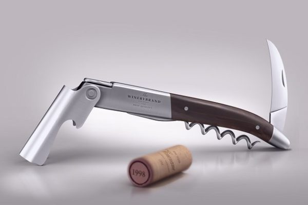 开瓶器品牌Logo展示样机素材 Wine knife and wine cork mock-up